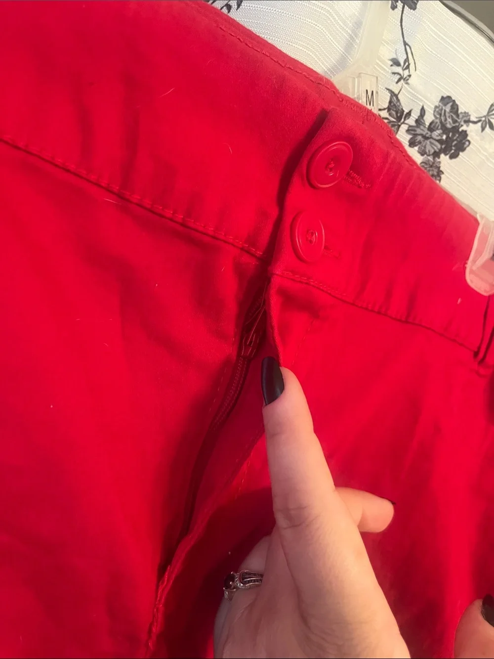 Torrid Bright Red Cuffed Shorts - Picture 4 of 6